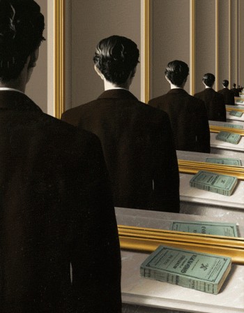 Konczakowski Magritte la répétition interdite.gif