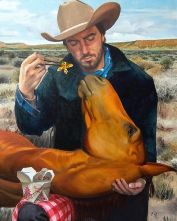 ma vie de cowboy déjeuner en amoureux cheval.jpg, janv. 2024