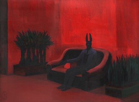 Joanna Karpowicz  Anubis On The Red Couch.jpg