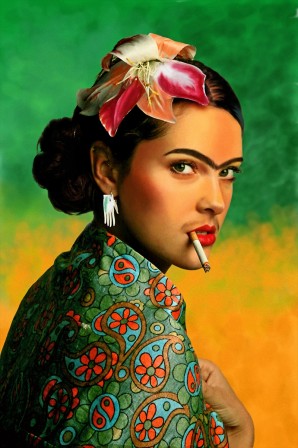 Frida_Kahlo_FreyjaSkadi_bienvenue_cigarette.jpg