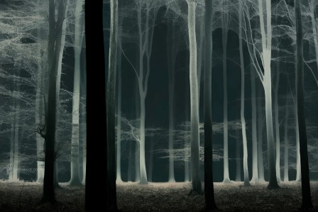 Ghost web forest
