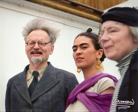 Leon Trotsky Frida Kahlo Natalya Sedova 1937