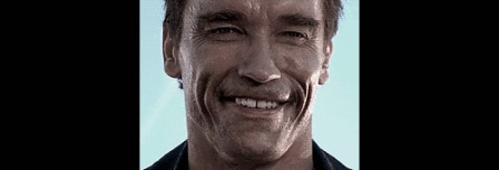 Arnold Schwarzenegger Terminator 2 les visages flasques.gif