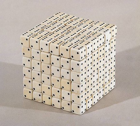 Nelson Leirner cube de dés.jpg