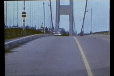 Tacoma Narrows Bridge twist again in Tacoma.gif