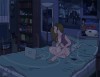 fille connectée.gif