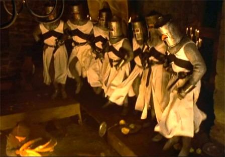 monty python croisés fête danse.gif