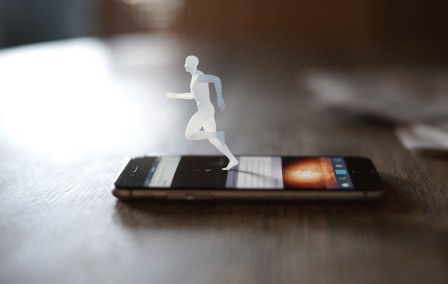 smartphone surfer bouger je fil d'actualité.gif