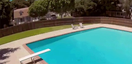 soleil été piscine.gif