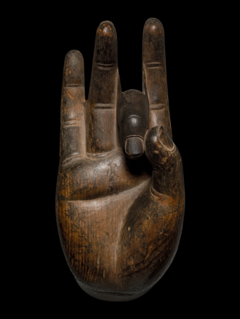 Main en bois de Bouddha, Japon, période Nara c. 700 après JC comment réussir la pichenette parfaite