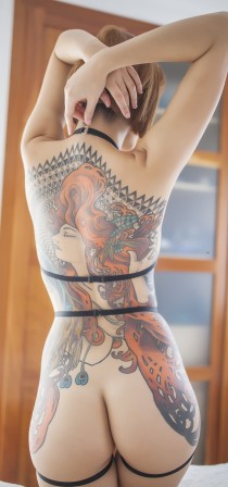 tatouage art nouveau