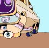 Dax Norman voiture rouler des yeux