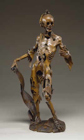 Figure of Death Memento Mori, unknown German artist, between 1530 and 1630 Elvis not dead.jpg, janv. 2021