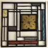 Syroco clock designed by Harry Laylon ca. 1950s Photo by Grant deBruin horloge temps quelle heure est-il Monsieur Piet Mondrian.jpg, mai 2021