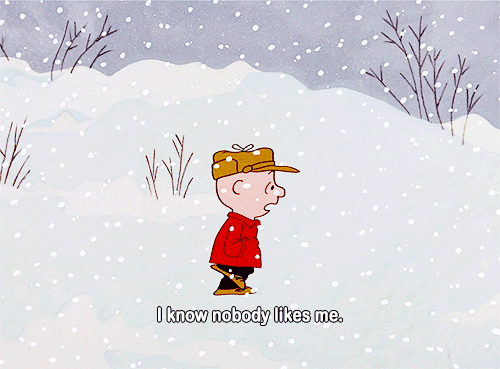 Charlie Brown amour hiver de toute façon je sais que personne ne m'aime.gif, déc. 2021