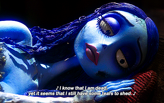 Corpse Bride 2005 dir. Mike Johnson &amp;amp;amp; Tim Burton mort larme