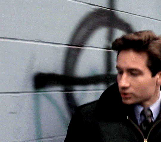 Fox Mulder the x files avec ce temps frais j'avais mis un blouson fourré