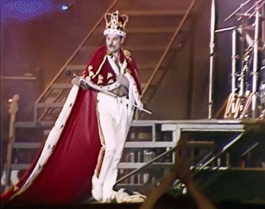 Freddie Mercury roi empereur Budapest, 27th July 1986.gif, juin 2020