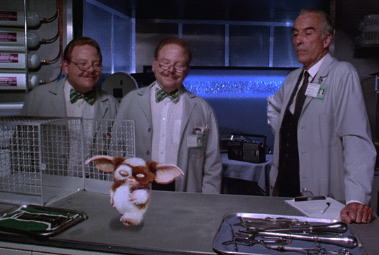 Gremlins The new batch Don Stanton Dan Stanton Christopher Lee danse