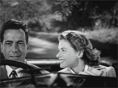 H. Bogart - I. Bergman, Casablanca 1942.gif, mai 2020