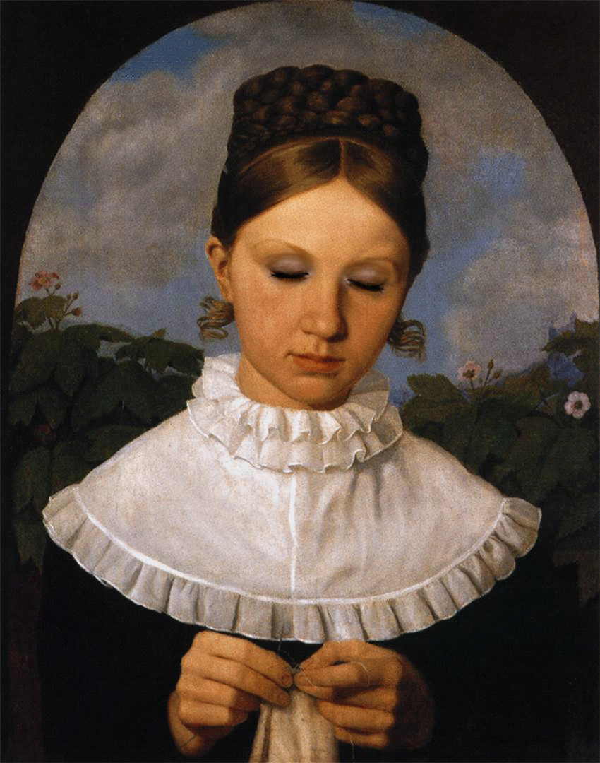 Heinrich Maria von Hess - Portrait of Fanny Gail je ne dors pas je réfléchis.gif, août 2020