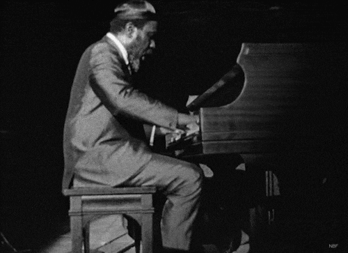 Jazz great Thelonious Monk performing at the Newport Jazz Festival, 1974.gif, oct. 2020