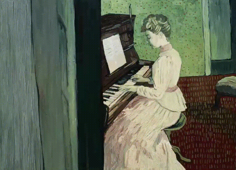 Marguerite Gachet au Piano - Vincent van Gogh, 1890 non, continue.gif, sept. 2021