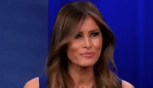 Melania Trump la réponse est oui.gif, oct. 2020