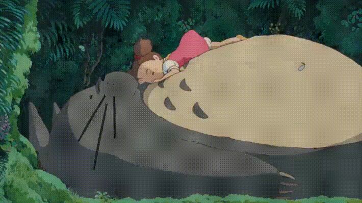 Mon voisin Totoro (となりのトトロ, Tonari no Totoro) Hayao Miyazaki, 1988.gif, mar. 2021