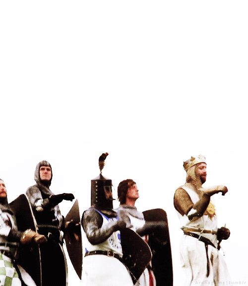 Monty Python Sacré Graal ! (Monty Python and the Holy Grail) 1975, Terry Gilliam, Terry Jones.gif, janv. 2021