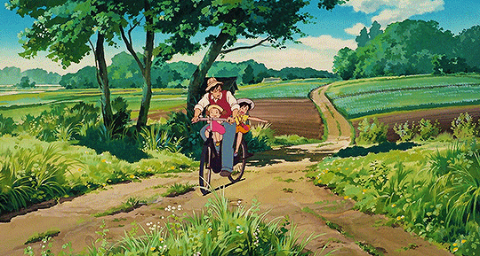 My Neighbor Totoro (1988) dir. Hayao Miyazaki le goût du vélo.gif, mai 2020