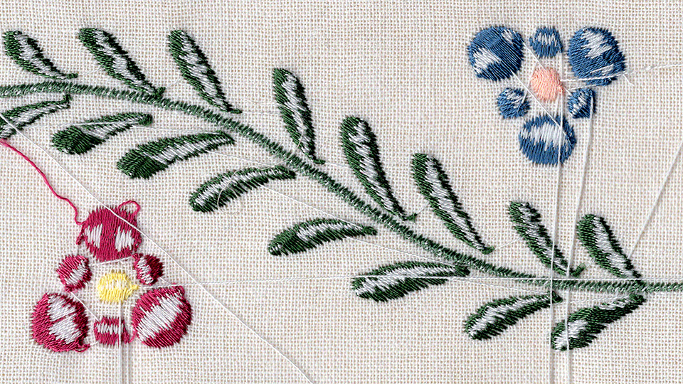 Rosie Brain Embroidery and TraceLoops