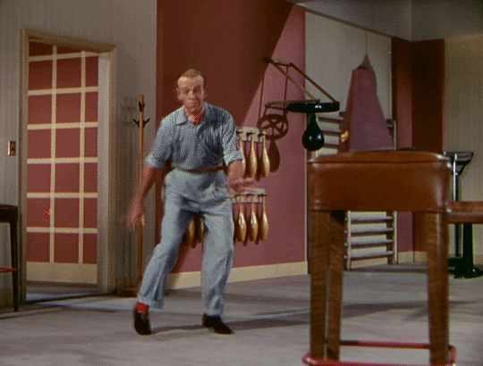 Royal Wedding Fred Astaire défilés manifestations de l'importance d'un bon échauffement