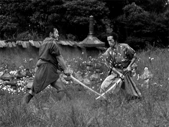 Seven Samurai (1954) dir. Akira Kurosawa je suis mort.gif, sept. 2020