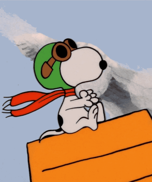 Snoopy peanuts vacances de chien le goût des voyages.gif, juil. 2021