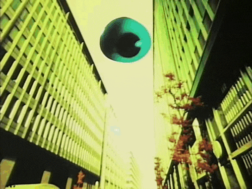 Toshio Matsumoto, Phantom, 1975 la ville.gif, déc. 2020