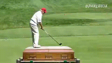 Trump golf covid.gif, oct. 2020