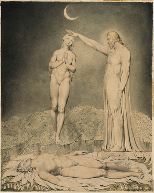William Blake Paradise Lost Creation of Eve dieu et les femmes gym pour se détendre et garder un corps d'athlète, dieu faisait régulièrement de l'exercice.gif, oct. 2021