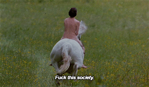 fuck this society à cheval à demain.gif, juin 2020