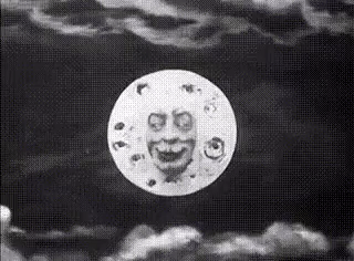 la lune boit The moon drinks a beer in Dream of an Opium Fiend 1908 directed by Georges Méliès.gif, mar. 2021