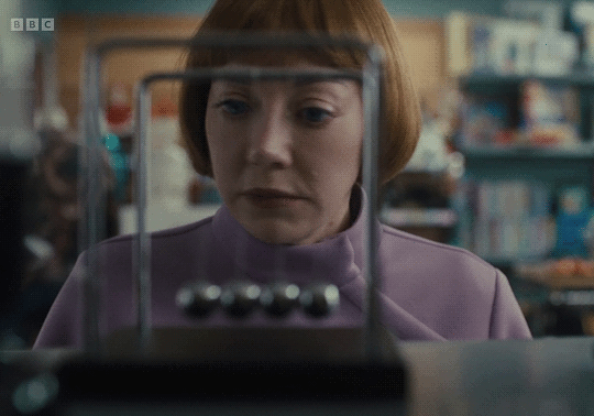 Ann Droid Diane Morgan Newton's cradle mouvement perpétuel apprendre à dire non