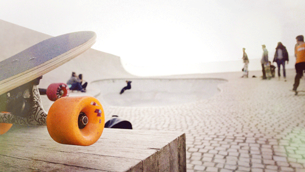 Julien Douvier la roue du skate tournait encore