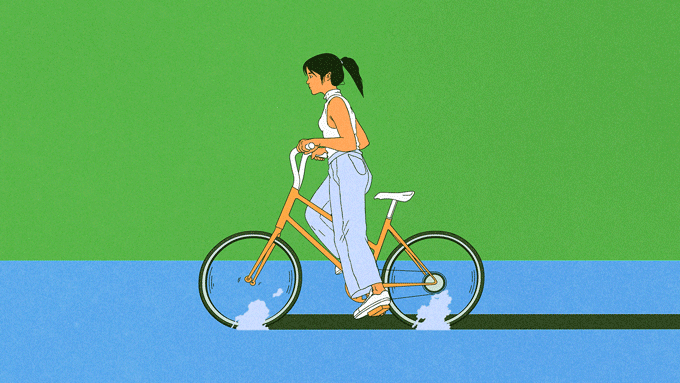 Manshen Lo, Bike vélo le sol était encore chaud