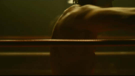 The Iron Claw Zac Efron ring boxe catch dans les cordes