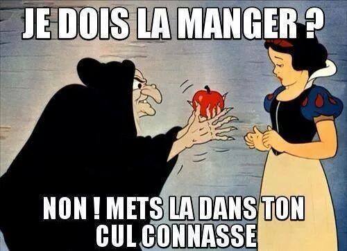 Message Personnel Une Petite Pomme D Amour Pour L Anniversaire De La Jolie Blanche Neige Bretzel Liquide Humour Noir Et Photos Etranges