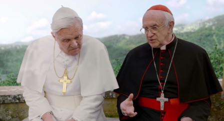 Anthony Hopkins, Jonathan Pryce, The Two Popes, Fernando Meirelles (2019) mort du pape.jpg, janv. 2023