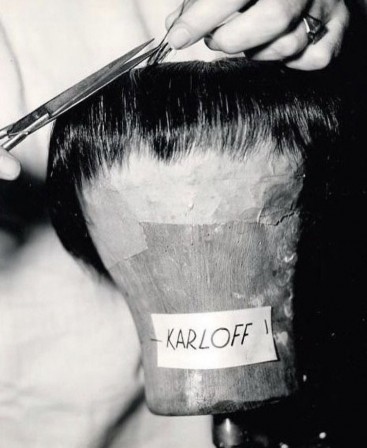 Boris Karloff’s Frankenstein wig perruque cheveux coiffeur.jpg, nov. 2020