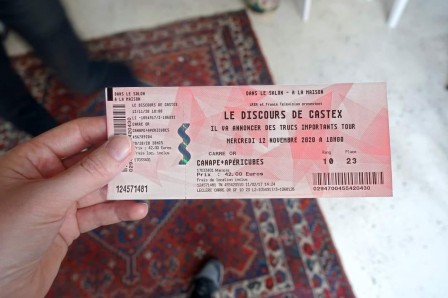 Clémentine Mélois des places VIP pour le discours de Jean Castex.jpg, nov. 2020