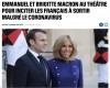 Emmanuel et Brigitte Macron au théatre.jpg, mar. 2021