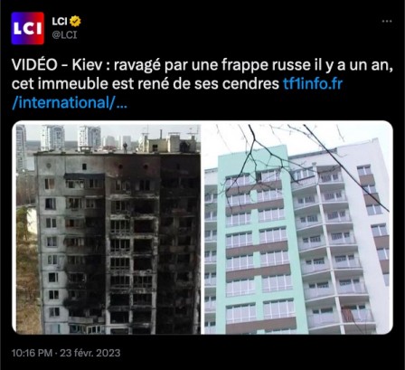 Kiev l'immeuble qui rené de ses cendres.jpg, févr. 2023